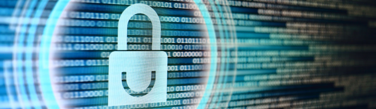 Electronic data padlock
